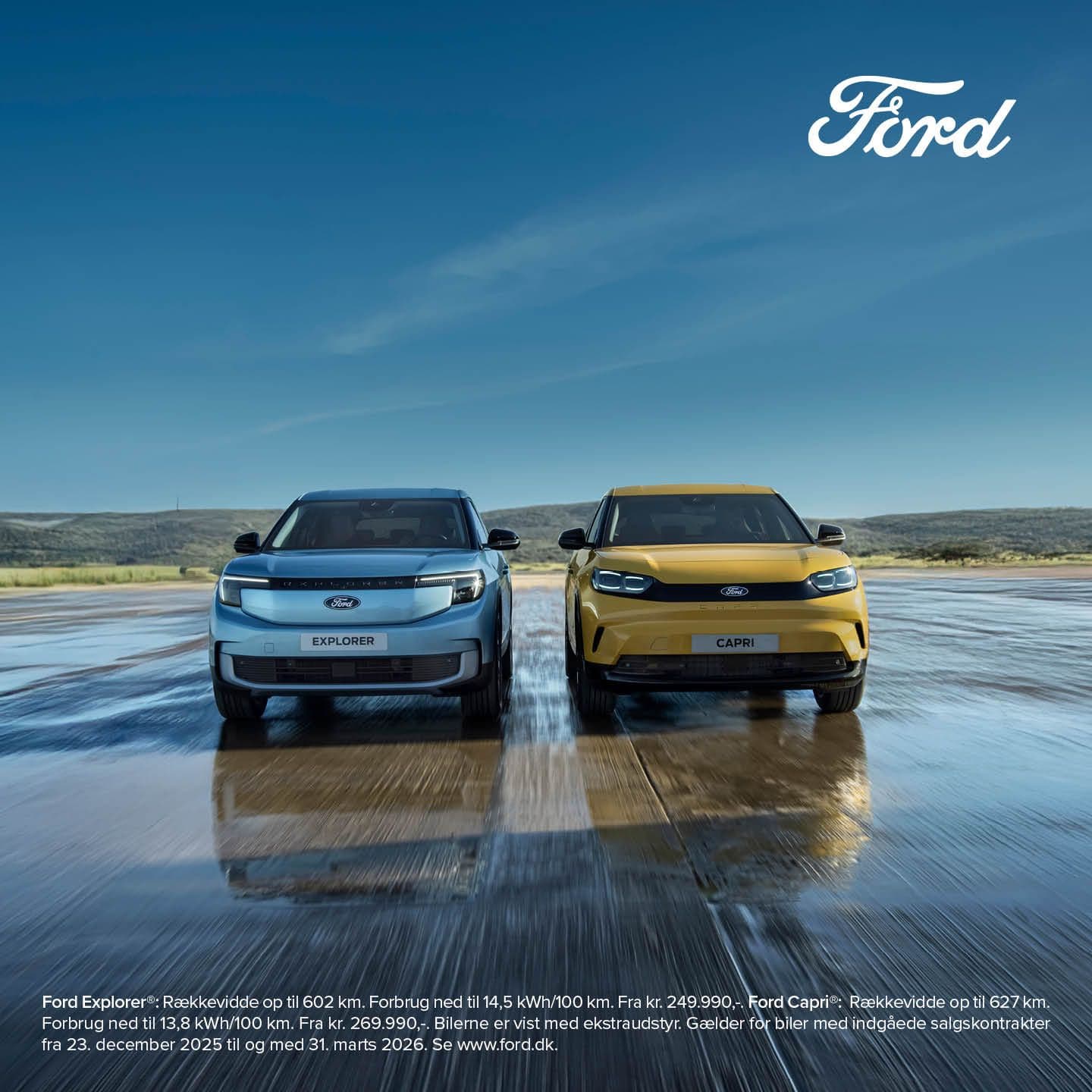 Ford Explorer og Capri. Foto: Ford