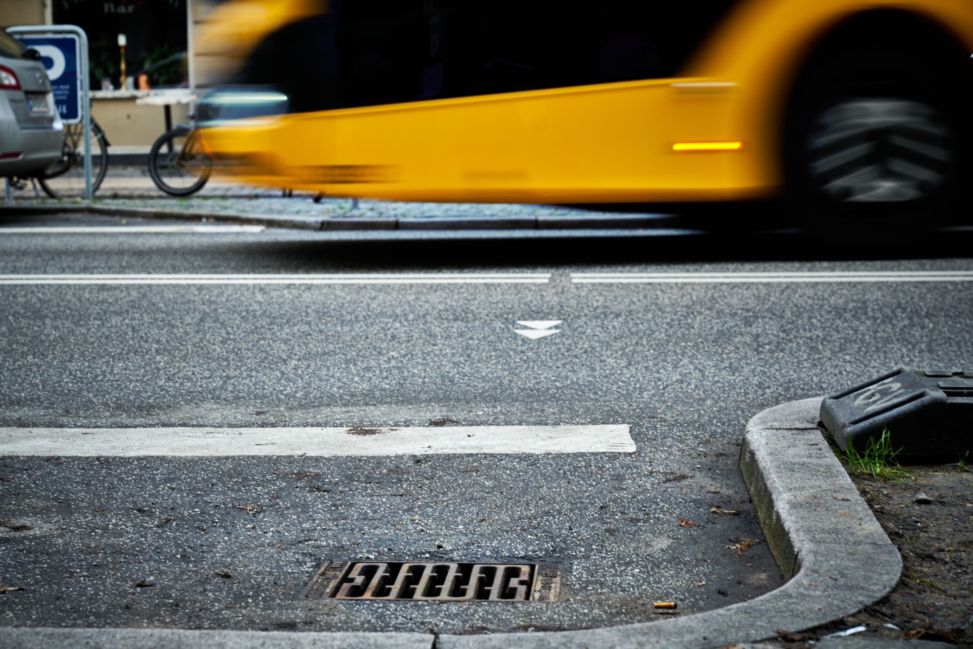 Succesfuld opsamling af mikroplast fra bildæk på Frederiksberg. Foto: Audi