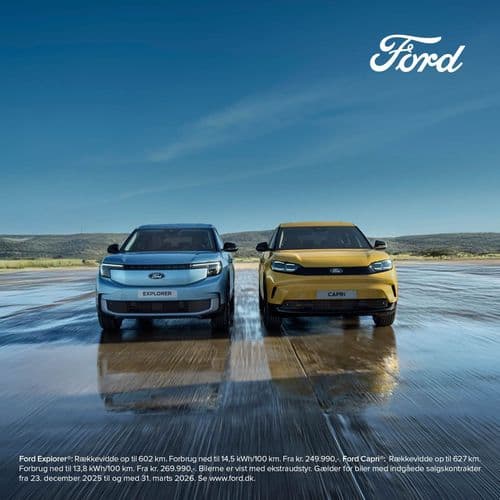 Ford barberer 30.000 kr. af populære el-SUV'er