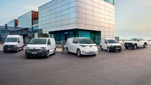 Volkswagen tager førertrøjen på varebiler i Danmark